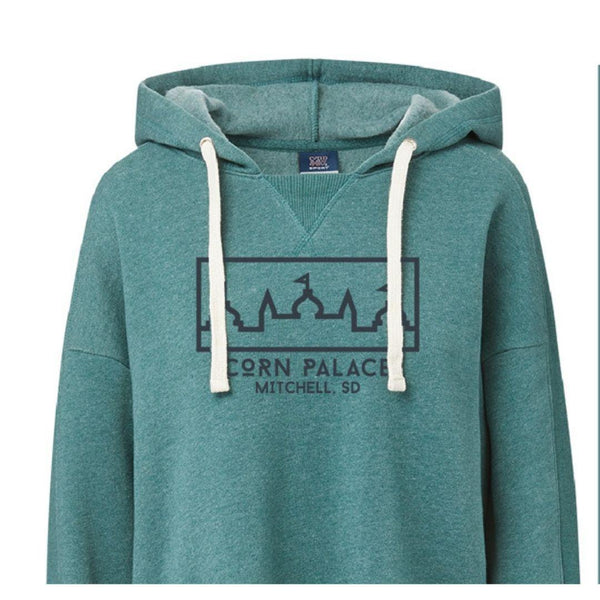 Green hoodie online dames