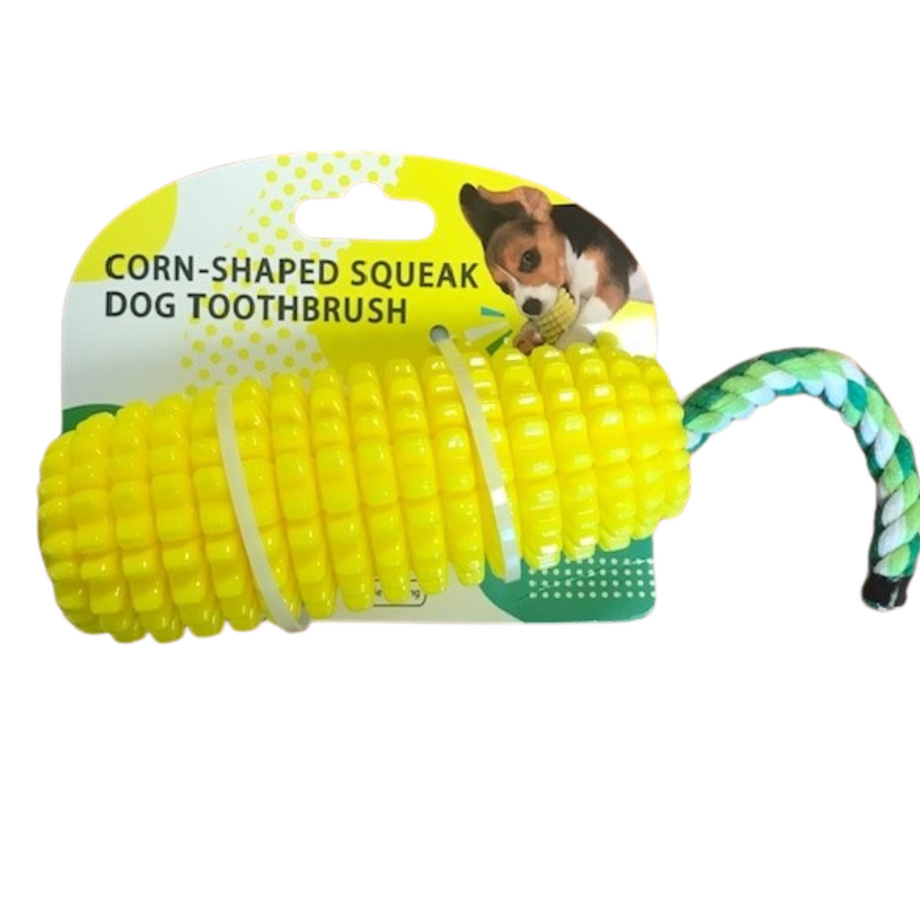 Corn-Shaped Dog Toothbrush