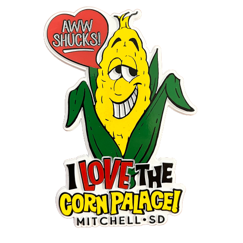 "I Love The Corn Palace" Magnet C19524/WHI