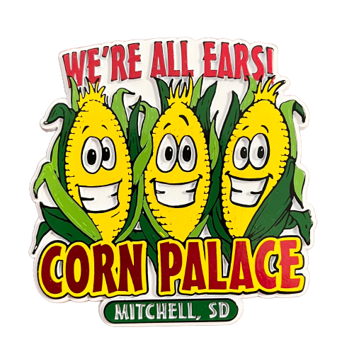 "We're All Ears" Corn Palace Magnet MC2225/WHI