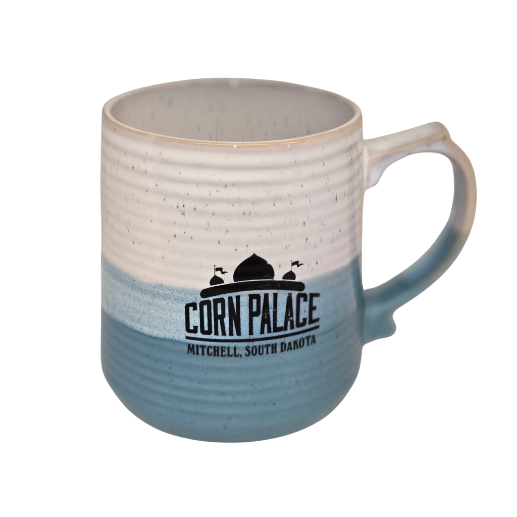 Blue Wave Ceramic Coffee Mug - Corn Palace Gift Shop