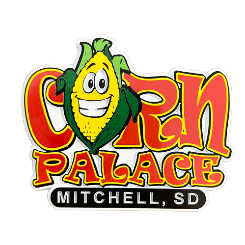 "One Ear" Corn Palace Magnet MC2224/WHI