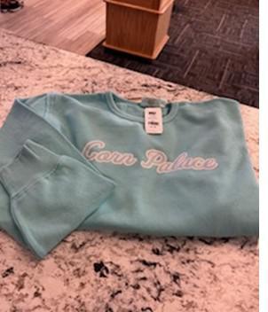 Coastal Barbados Blue Ladies Crewneck